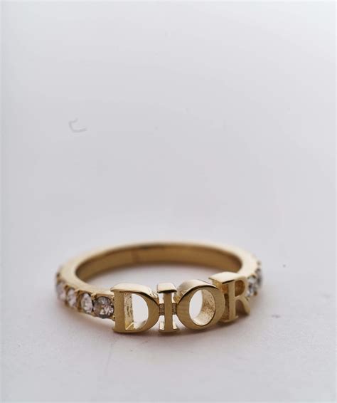 dior gold ring womens|dior designer rings for women.